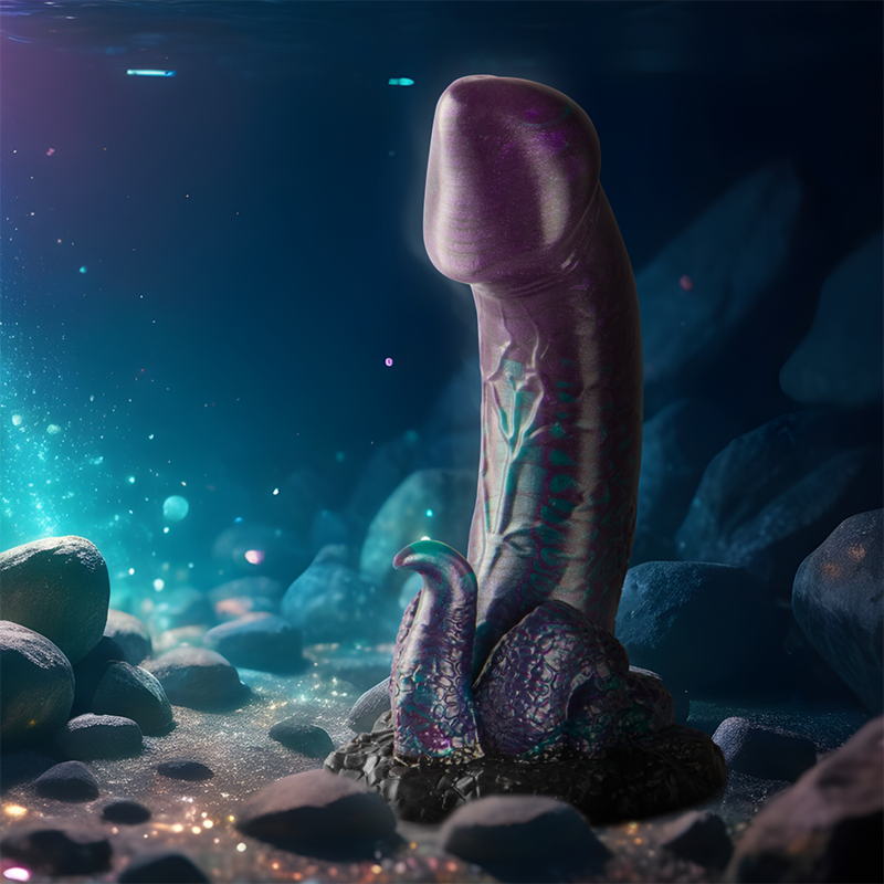 Epic-Basilisk Dildo Doppio con Squame, Piccole Dimensioni-Silicone · Dildo & Stimolatori (immagine 2)