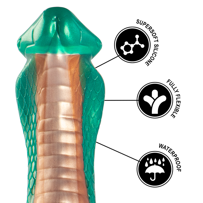 Epic-Python Dildo Cobra Green-Silicone · Dildo & Stimolatori (imaginea 8)