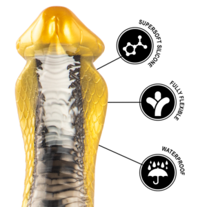 Epic-Drakon Dildo Cobra Giallo-Silicone 16 Epic-Drakon Dildo Cobra Giallo-Silicone · Dildo & Stimolatori (imaginea 8)