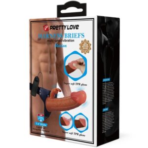 Harness Collection-Marion Imbracatura Mutandine Universale con Vibratore Dildo — PRETTY LOVE · Strap-on & Imbracature (immagine 8)