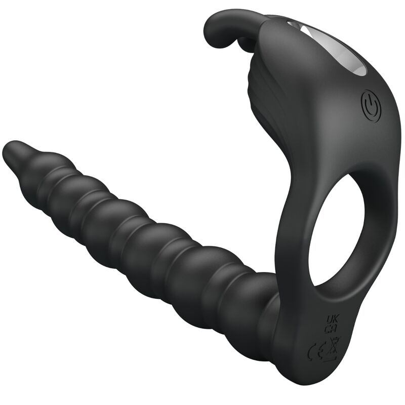 For Him-Blackney Anello per Pene con Vibratore Nero-Silicone, 7 1 For Him-Blackney Anello per Pene con Vibratore Nero-Silicone, 7 — PRETTY LOVE · Accessori BDSM