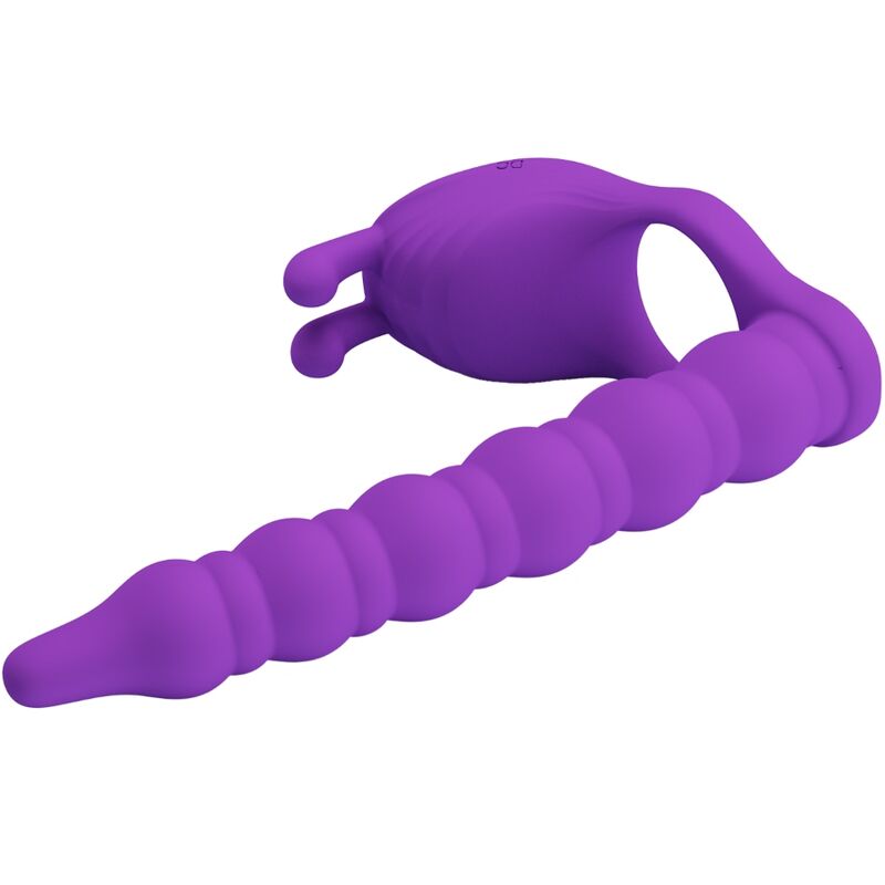 For Him-Blackney Anello fallico con tappo vibrante Lilla-Silicone, 7 4 For Him-Blackney Anello fallico con tappo vibrante Lilla-Silicone, 7 — PRETTY LOVE · Accessori BDSM (imaginea 4)