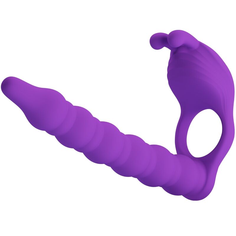 For Him-Blackney Anello fallico con tappo vibrante Lilla-Silicone, 7 2 For Him-Blackney Anello fallico con tappo vibrante Lilla-Silicone, 7 — PRETTY LOVE · Accessori BDSM (imaginea 2)