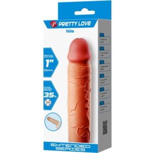 For Him-Nilo Guaina Estensione per Pene Flesh-TPR 9 For Him-Nilo Guaina Estensione per Pene Flesh-TPR — PRETTY LOVE · Anelli & Guaine per pene (imaginea 3)