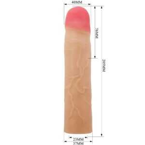 For Him-Kylian Guaina ingrandimento del pene Flesh-TPR 10 For Him-Kylian Guaina ingrandimento del pene Flesh-TPR — PRETTY LOVE · Anelli & Guaine per pene (imaginea 4)