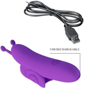 Fun Toys-Stimolatore di Dito Snail Powerful Viola-Silicone, 10 velocità 15 Fun Toys-Stimolatore di Dito Snail Powerful Viola-Silicone, 10 velocità — PRETTY LOVE · Vibratori (imaginea 7)