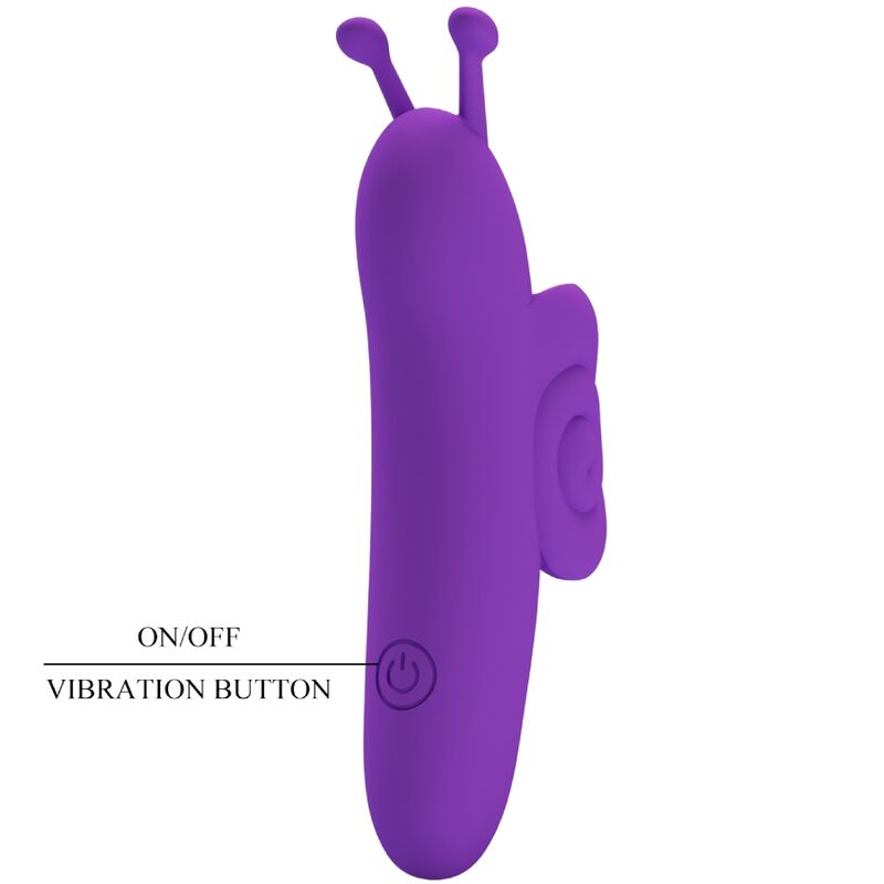 Fun Toys-Stimolatore di Dito Snail Powerful Viola-Silicone, 10 velocità 6 Fun Toys-Stimolatore di Dito Snail Powerful Viola-Silicone, 10 velocità — PRETTY LOVE · Vibratori (imaginea 6)