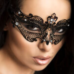Chilirose Accesories-CR-3755 maschera Nera · Bondage & Manette