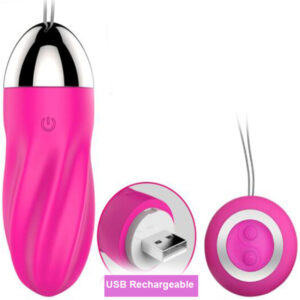 Armony-Sweety Spirale Uovo Vibratore con Telecomando Rosa-Silicone