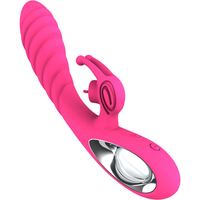 Armony-Vicky Rabbit Vibratore con Anello Fucsia e Lingua-Silicone, 12 2 Armony-Vicky Rabbit Vibratore con Anello Fucsia e Lingua-Silicone, 12 · Vibratori (imaginea 2)