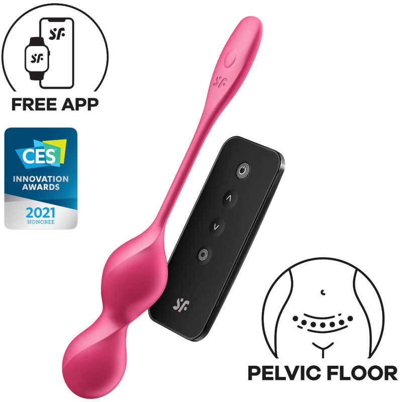Satisfyer Balls-Love Birds 2 Palline vaginali Vibratori + Applicazione 1 Satisfyer Balls-Love Birds 2 Palline vaginali Vibratori + Applicazione · Giocattoli anali