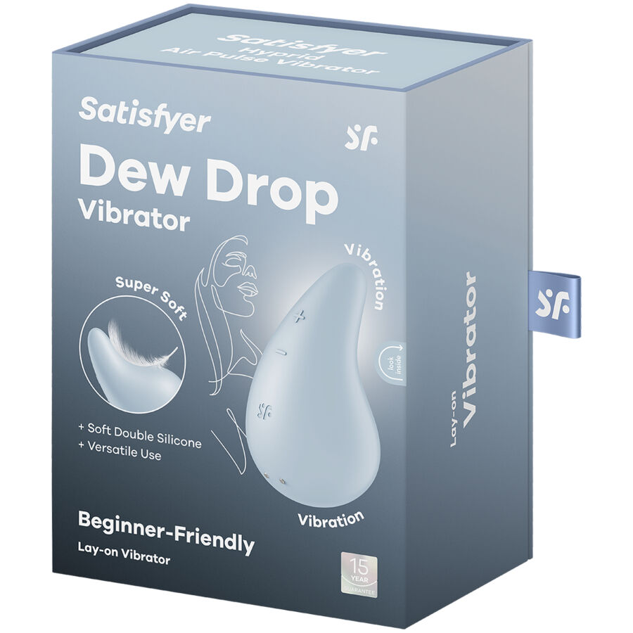 Satisfyer-Dew Drop Vibratore Lay-on, Silicone · Vibratori (immagine 5)