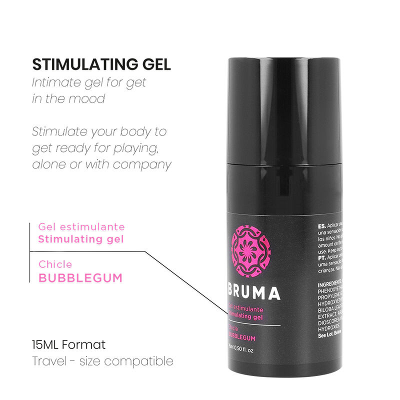 Bruma-Balsamo Intensificatore con Aroma Bubblegum 15 ml 3 Bruma-Balsamo Intensificatore con Aroma Bubblegum 15 ml · Afrodisiaci donna (imaginea 3)