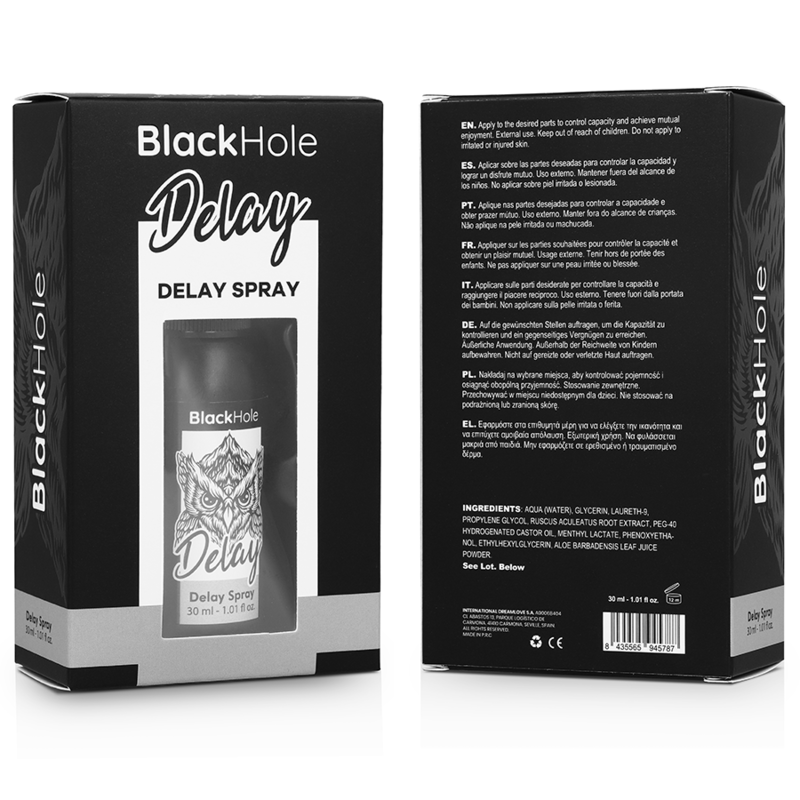 Black Hole-Delay Spray Study Forte 30 ml · Afrodisiaci uomo (immagine 7)