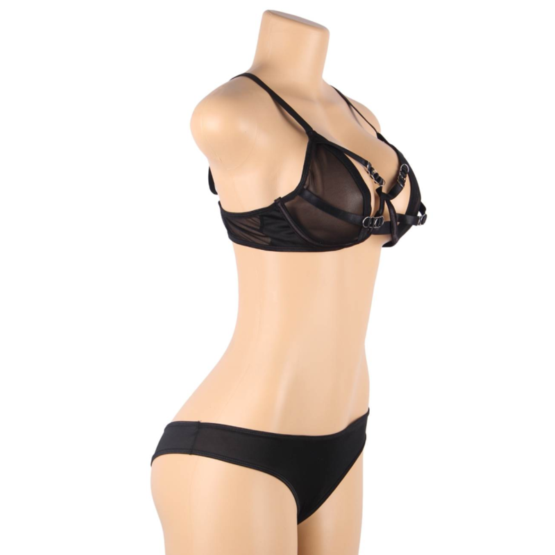 Subblime Sets-Set di due parti con reggiseno Trasparente e Mutandine, S/M 8 Subblime Sets-Set di due parti con reggiseno Trasparente e Mutandine, S/M · Lingerie sexy donna (imaginea 8)