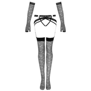 Livco Corsetti Fashion-Nemalia Set Portjartier + Calze · Lingerie sexy donna (imaginea 4)