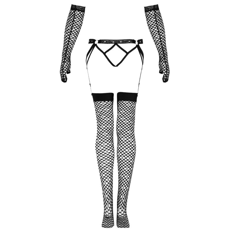 Livco Corsetti Fashion-Nemalia Set Portjartier + Calze · Lingerie sexy donna (imaginea 5)