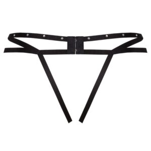 Livco Corsetti Fashion-Nomade Tanga Crotchless Nero · Lingerie sexy donna (imaginea 4)