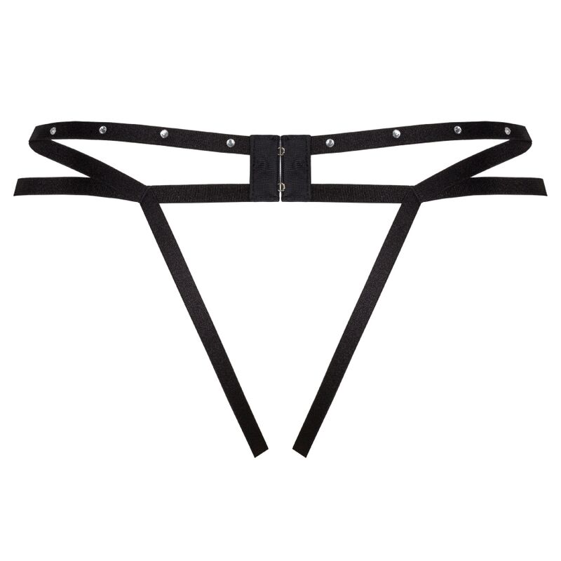 Livco Corsetti Fashion-Nomade Tanga Crotchless Nero · Lingerie sexy donna (imaginea 4)