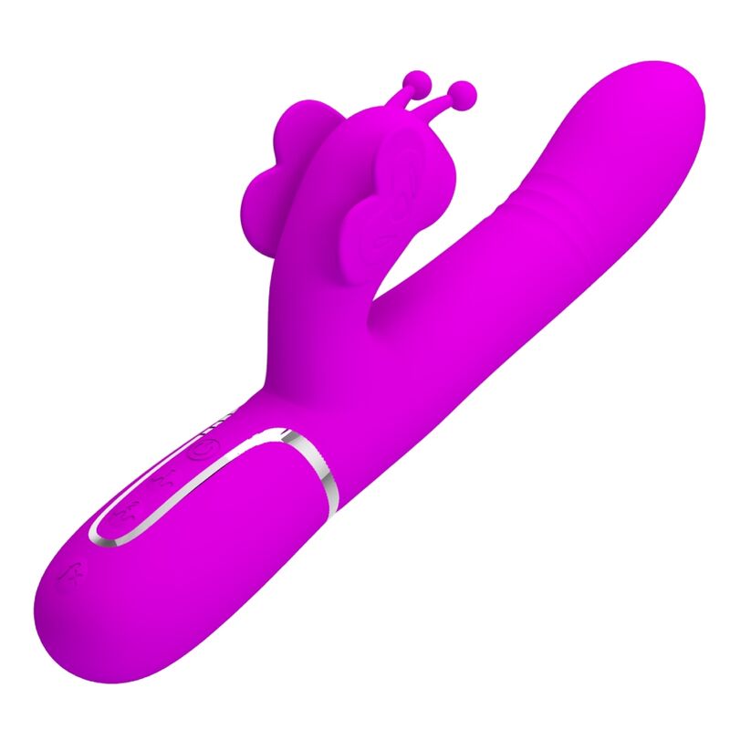 Pretty Love-Vibratore coniglio 4 in 1 con perle scorrevoli · Vibratori (imaginea 8)