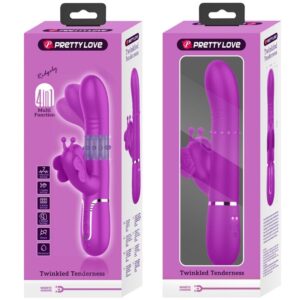 Pretty Love-Vibratore coniglio 4 in 1 con perle scorrevoli · Vibratori (imaginea 3)