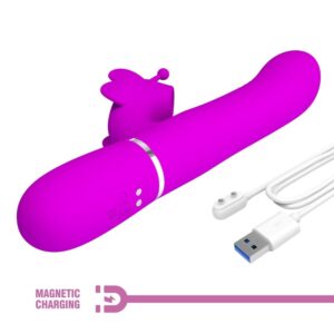Pretty Love-Vibratore coniglio 4 in 1 con perle scorrevoli · Vibratori (imaginea 2)