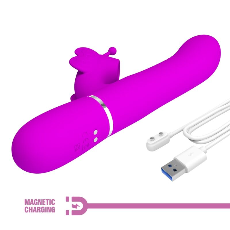 Pretty Love-Vibratore coniglio 4 in 1 con perle scorrevoli · Vibratori (imaginea 2)