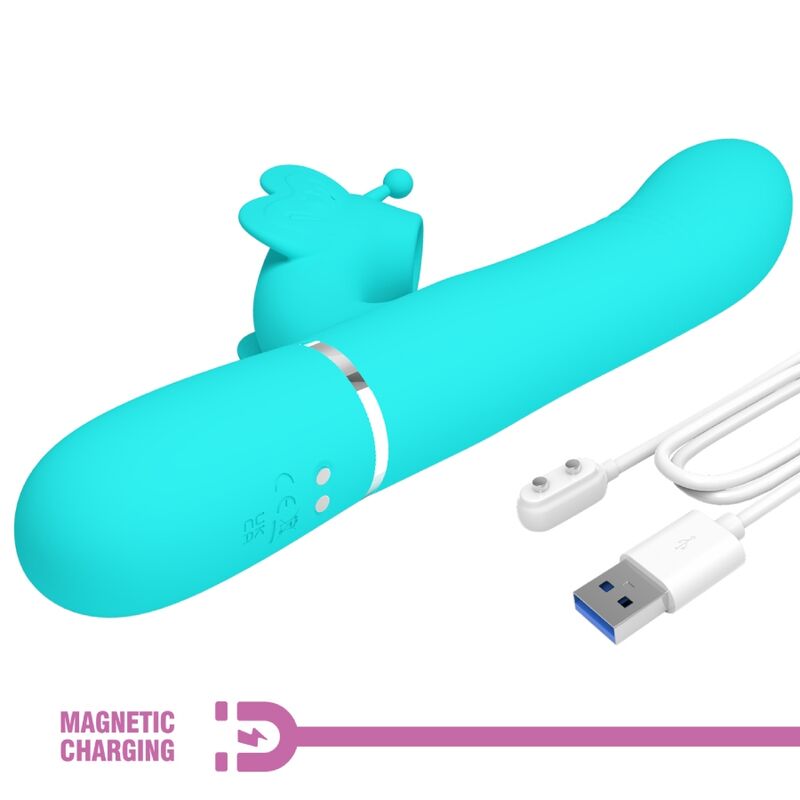 High Tech-Pretty Love vibratore coniglio multifunzione 4 in 1 · Vibratori (imaginea 10)