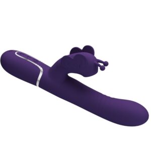 Pretty Love-Vibratore coniglio 4 in 1 con perle scorrevoli · Vibratori (imaginea 16)