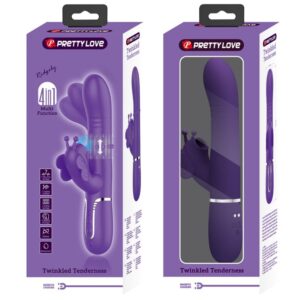 Pretty Love-Vibratore coniglio 4 in 1 con perle scorrevoli · Vibratori (imaginea 12)
