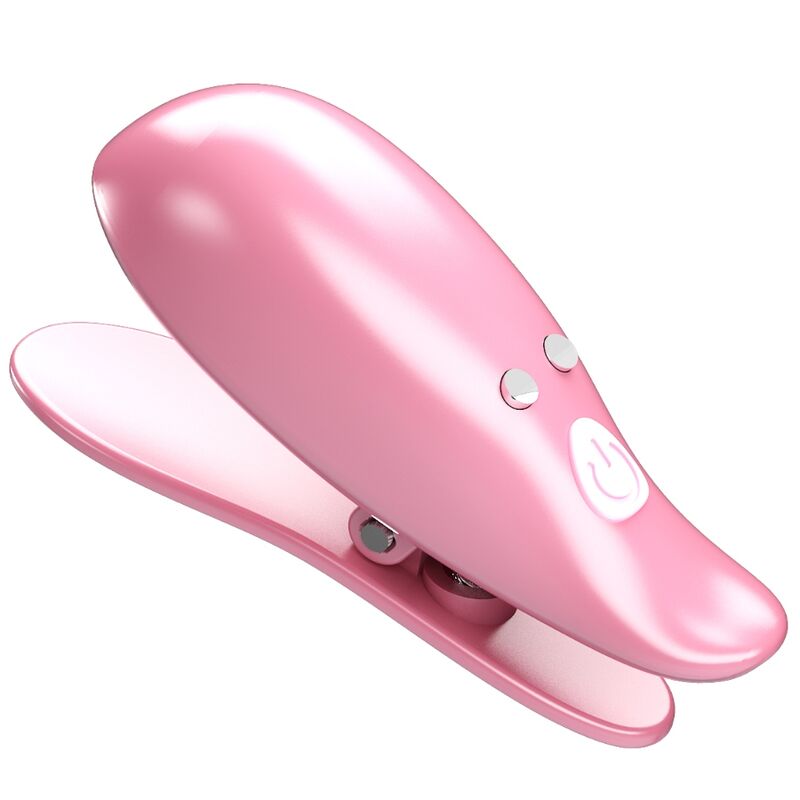 Fun Toys-Morsetti vibranti per capezzoli, Rosa-ABS, 10 velocità — PRETTY LOVE · Accessori BDSM (immagine 8)