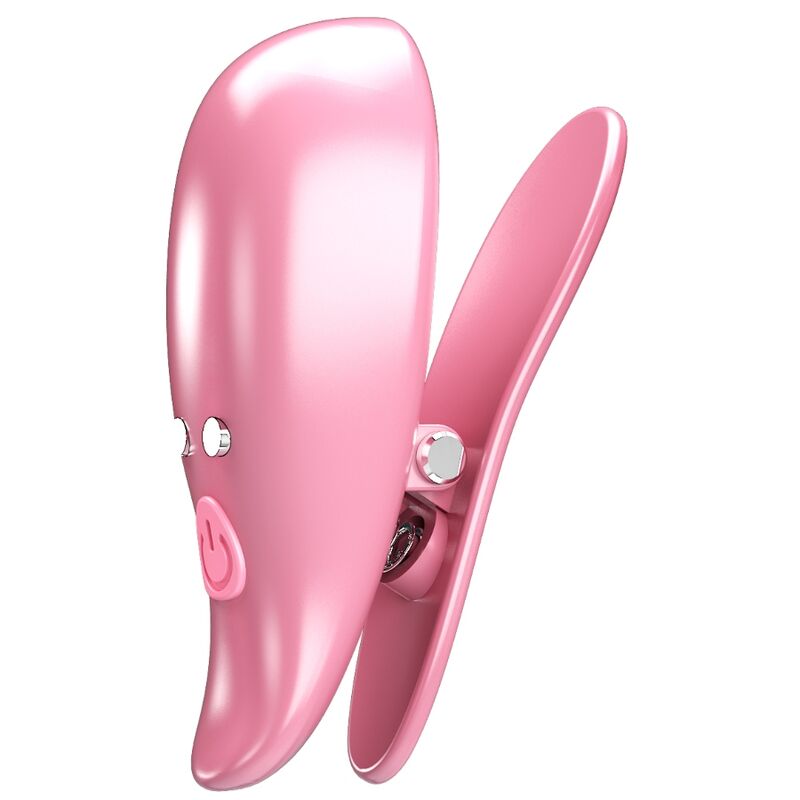 Fun Toys-Morsetti vibranti per capezzoli, Rosa-ABS, 10 velocità — PRETTY LOVE · Accessori BDSM
