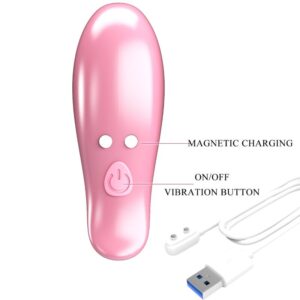 Fun Toys-Morsetti vibranti per capezzoli, Rosa-ABS, 10 velocità — PRETTY LOVE · Accessori BDSM (immagine 7)