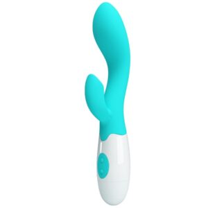 High Tech-Brighty G-spot Vibrator Aqua Green-Silicone, 12 velocità — PRETTY LOVE · Vibratori
