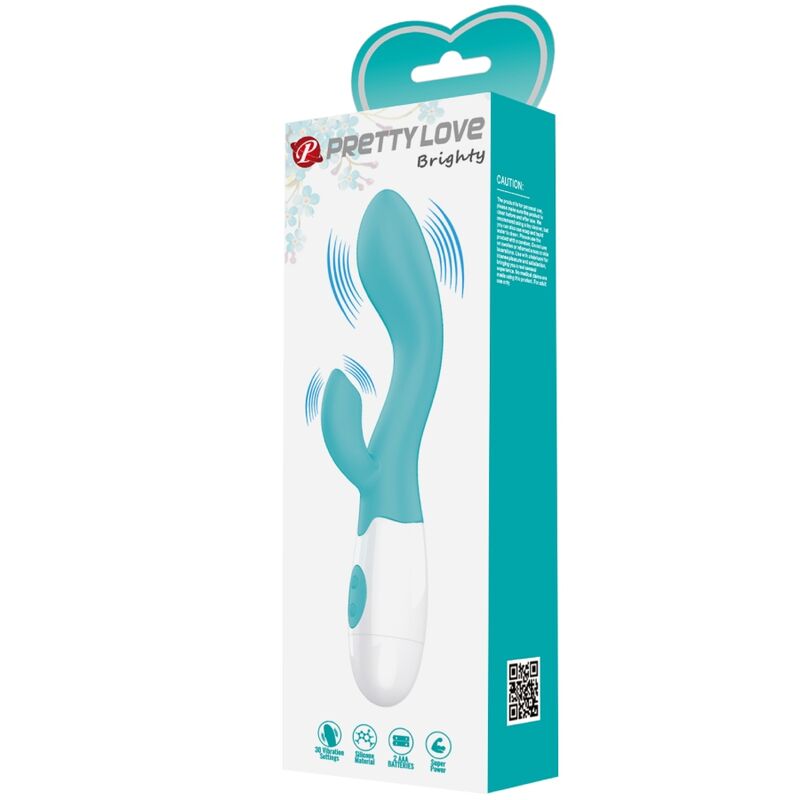 High Tech-Brighty G-spot Vibrator Aqua Green-Silicone, 12 velocità — PRETTY LOVE · Vibratori (imaginea 6)