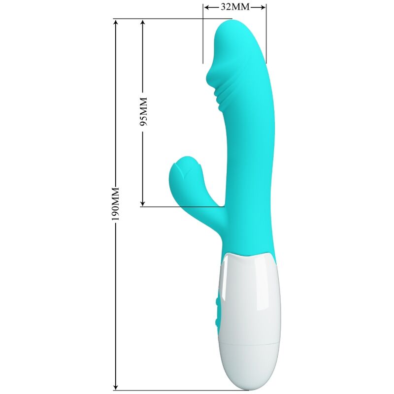High Tech-Snappy G-spot Vibratore Aqua Green-Silicone, 12 velocità 8 High Tech-Snappy G-spot Vibratore Aqua Green-Silicone, 12 velocità — PRETTY LOVE · Vibratori (imaginea 8)