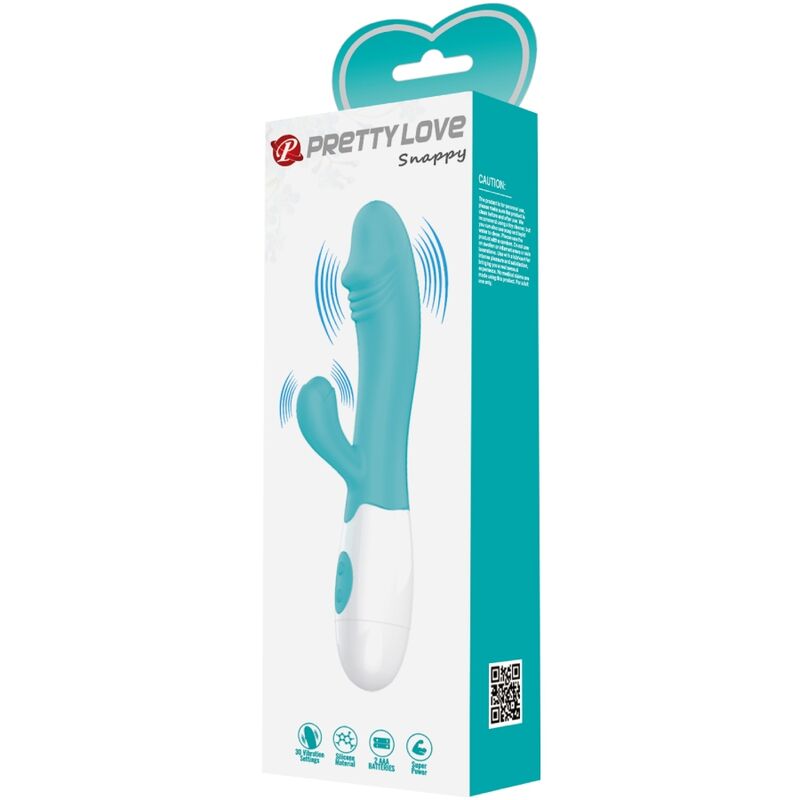 High Tech-Snappy G-spot Vibratore Aqua Green-Silicone, 12 velocità 6 High Tech-Snappy G-spot Vibratore Aqua Green-Silicone, 12 velocità — PRETTY LOVE · Vibratori (imaginea 6)