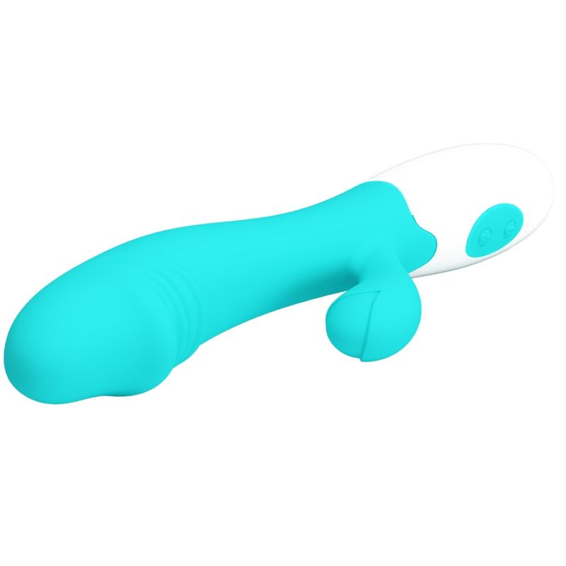 High Tech-Snappy G-spot Vibratore Aqua Green-Silicone, 12 velocità 2 High Tech-Snappy G-spot Vibratore Aqua Green-Silicone, 12 velocità — PRETTY LOVE · Vibratori (imaginea 2)