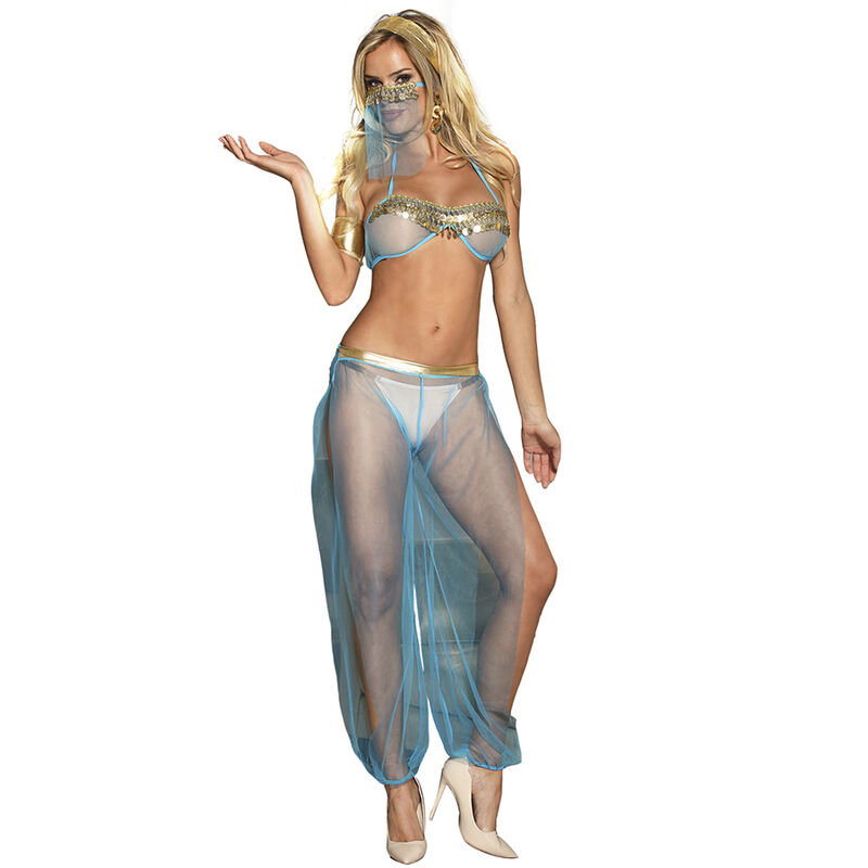 Subblime-Set di biancheria intima in stile indiano Blu 1 Subblime-Set di biancheria intima in stile indiano Blu · Lingerie sexy donna (imaginea 2)