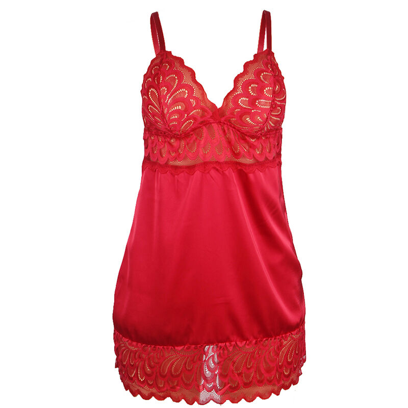 Subblime-Satin Babydoll con Pizzo Rossa 3 Subblime-Satin Babydoll con Pizzo Rossa · Lingerie sexy donna (imaginea 3)