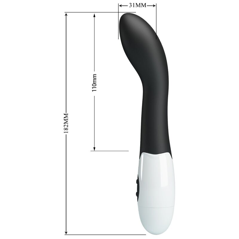 High Tech-Bishop Vibrator G-spot 30 modalità Nero-Silicone, 12 9 High Tech-Bishop Vibrator G-spot 30 modalità Nero-Silicone, 12 — PRETTY LOVE · Vibratori (imaginea 9)