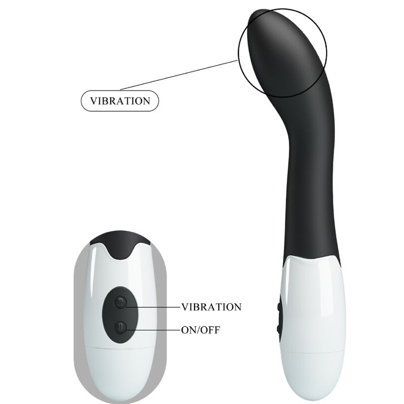 High Tech-Bishop Vibrator G-spot 30 modalità Nero-Silicone, 12 8 High Tech-Bishop Vibrator G-spot 30 modalità Nero-Silicone, 12 — PRETTY LOVE · Vibratori (imaginea 8)