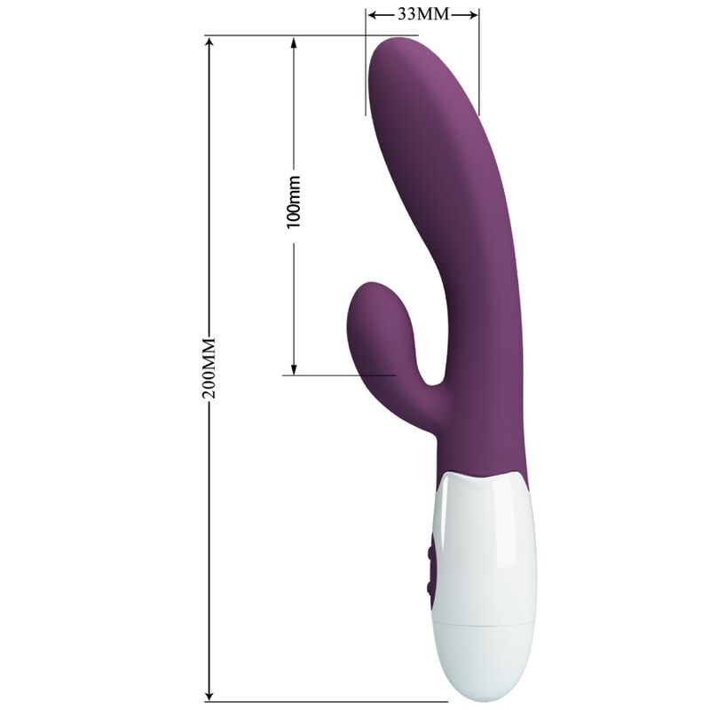 High Tech-Alvis Rabbit Vibratore & Stimolatore G-spot Viola-Silicone 6 High Tech-Alvis Rabbit Vibratore & Stimolatore G-spot Viola-Silicone — PRETTY LOVE · Vibratori (imaginea 6)