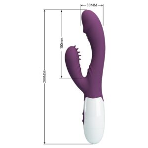 High Tech-Andre Rabbit Vibratore con Stimolatore G-point — PRETTY LOVE · Vibratori (immagine 3)