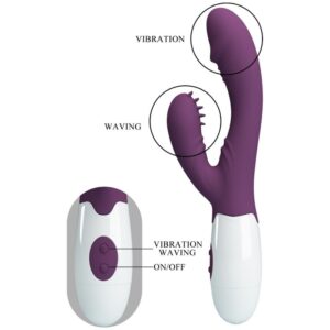 High Tech-Andre Rabbit Vibratore con Stimolatore G-point — PRETTY LOVE · Vibratori (immagine 10)