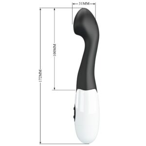 High Tech-Charles G-spot Vibratore 30 modalità Nero-Silicone, 12 — PRETTY LOVE · Vibratori (immagine 6)