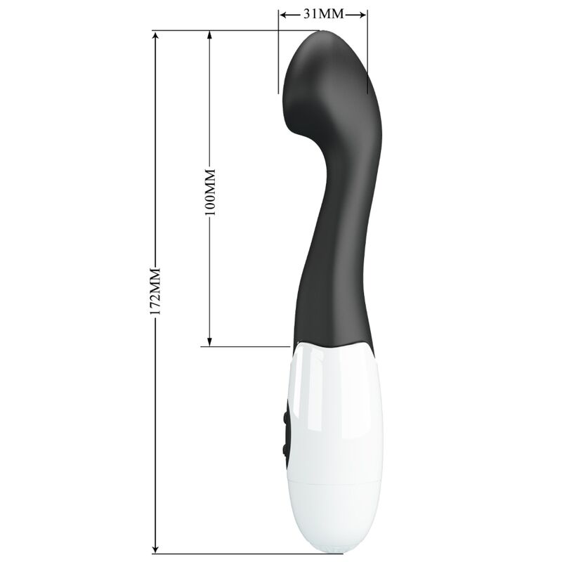 High Tech-Charles G-spot Vibratore 30 modalità Nero-Silicone, 12 — PRETTY LOVE · Vibratori (immagine 6)