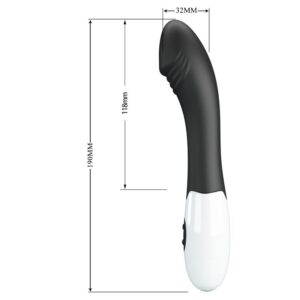 High Tech-Elemental G-spot Vibrator 30 modalità Nero-Silicone, 12 — PRETTY LOVE · Vibratori (imaginea 10)