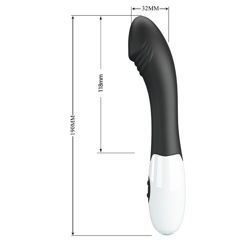 High Tech-Elemental G-spot Vibrator 30 modalità Nero-Silicone, 12 — PRETTY LOVE · Vibratori (imaginea 10)