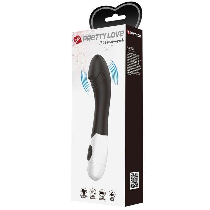 High Tech-Elemental G-spot Vibrator 30 modalità Nero-Silicone, 12 2 High Tech-Elemental G-spot Vibrator 30 modalità Nero-Silicone, 12 — PRETTY LOVE · Vibratori (imaginea 2)